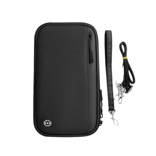 Yominerr Reisebrieftasche, Reisepass, Kartenhalter, Umhängetasche, Organizer, Reiseticket, Dokumentenschutzhülle von Yominerr