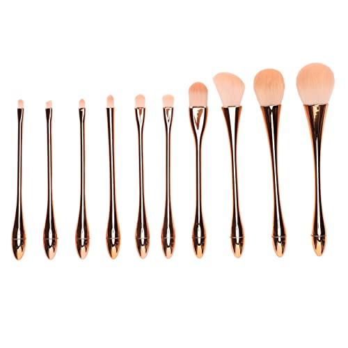 Yomiyuyr Make-up-Pinsel-Set, Präzisions-Concealer-Pinsel, Lidschatten-Pinsel, Foundation-Pinsel, flauschiges Gesichts-Make-up-Pinsel-Set, ergonomischer Griff, tragbar, mit 10 von Yomiyuyr
