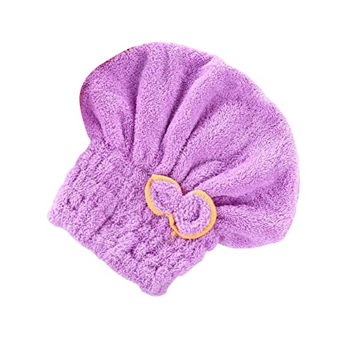 Bowknot Trockenes Haar Handtuch Duschkappe Absorbierende Schnelle Trocknende Haare Trocknungstuchkappe Haare Turban für Frauen Mädchen von YonYeHong