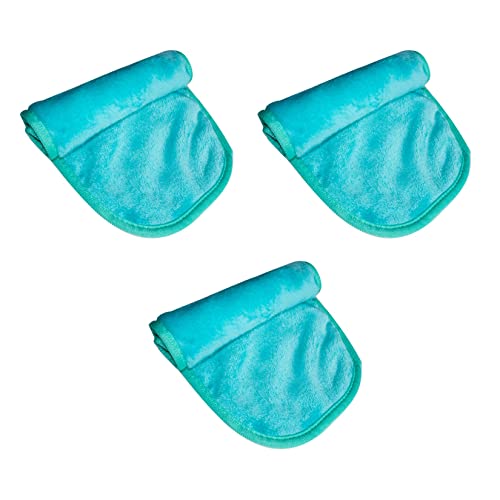 Faser -make -up -entfernung Handtuch Set 3pcs Gesichtsreinigungstücher Handtuch Wiederverwendbares Make -up -reinigungskissen für Gesichtslippen von YonYeHong