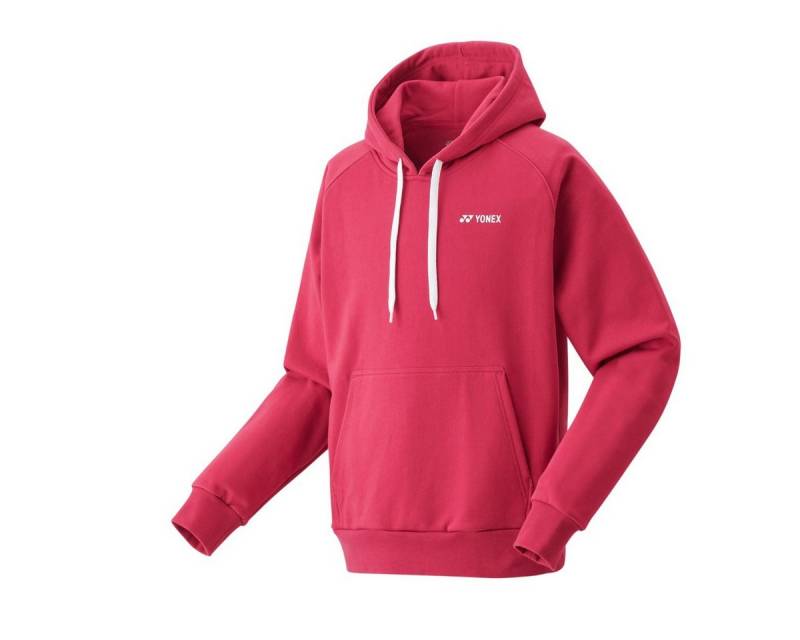 Yonex Kapuzenpullover Sweat Hoodie mit Kapuze (Baumwolllmix) 2023 rot Herren von Yonex