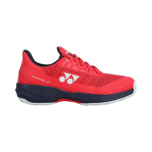YONEX Kinder Power Cushion Ad-Accel Jr Cly Tennisschuhe Sandplatzschuh Koralle-Schwarz EU 34 Neu von YONEX
