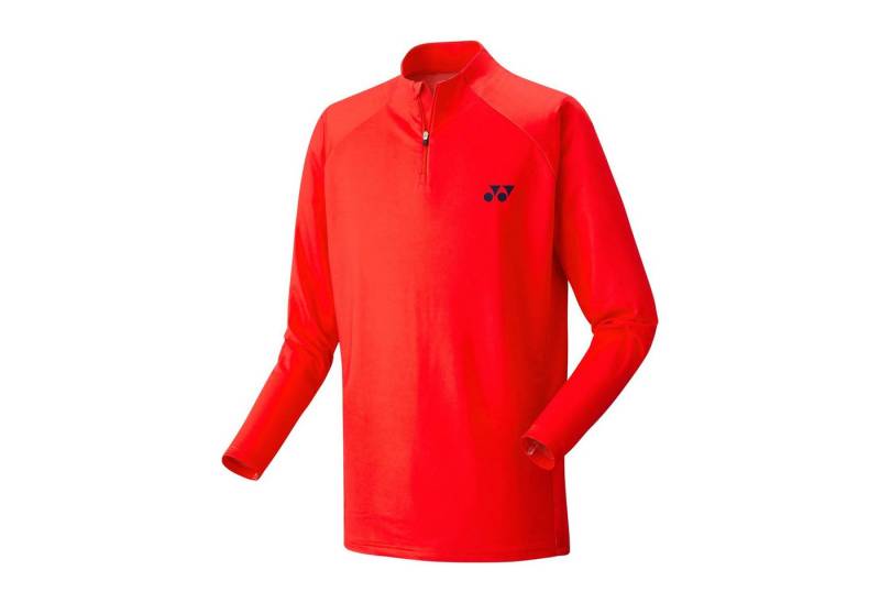 Yonex Langarmshirt 1/2 Zip Club Team rot Herren von Yonex