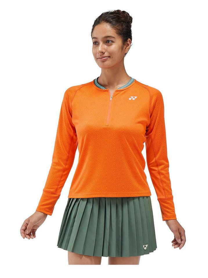 Yonex Langarmshirt Crew Neck French Open (Roland Garros) 2024 orange Damen von Yonex