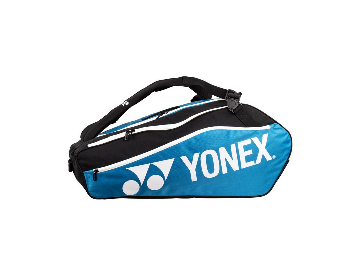 Yonex Sporttasche Racketbag Club Line (Schlägertasche, 3 Hauptfächer) #23 blau 12er von Yonex