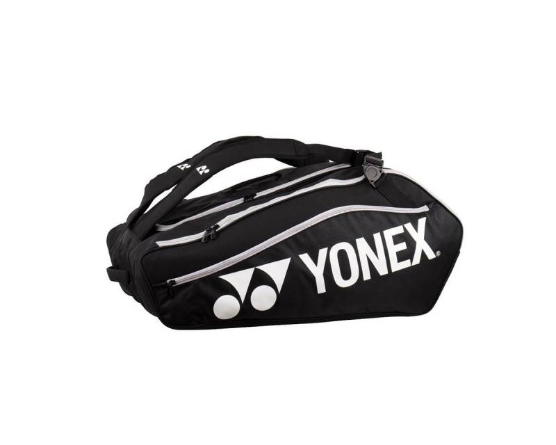 Yonex Sporttasche Racketbag Club Line (Schlägertasche, 3 Hauptfächer) #23 schwarz 12er von Yonex