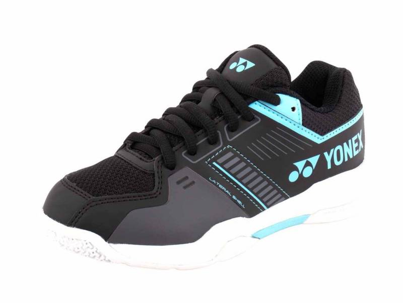Yonex Strider Flow 2025 (Schnürsenkel) schwarz/blau Kinder Badmintonschuh von Yonex