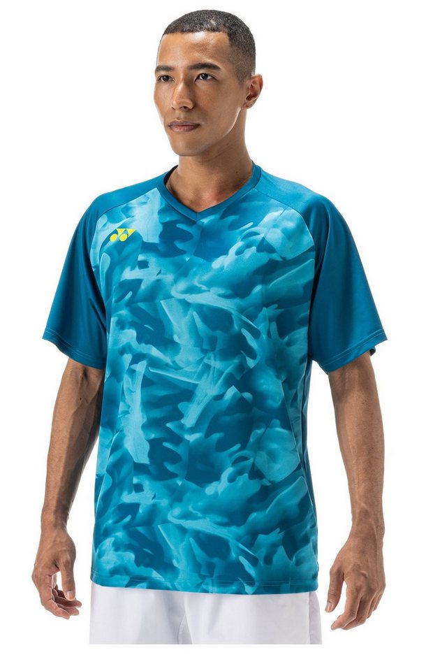 Yonex T-Shirt Crew Neck Club Team YM0033 (100% Polyester) 2025 blaugrün Herren von Yonex