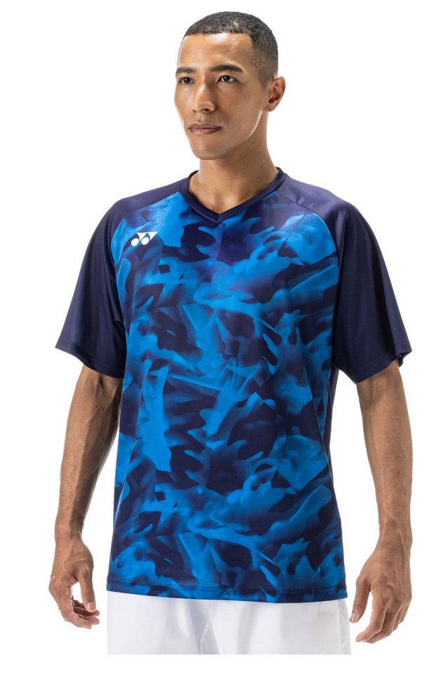 Yonex T-Shirt Crew Neck Club Team YM0033 (100% Polyester) 2025 navyblau Herren von Yonex