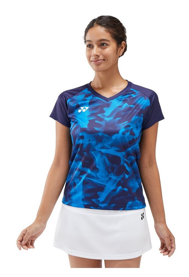 Yonex T-Shirt Crew Neck Club Team YW0033 (100% Polyester) 2025 navyblau Damen von Yonex