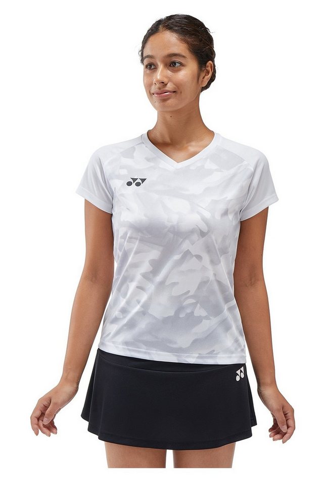 Yonex T-Shirt Crew Neck Club Team YW0033 (100% Polyester) 2025 weiss Damen von Yonex