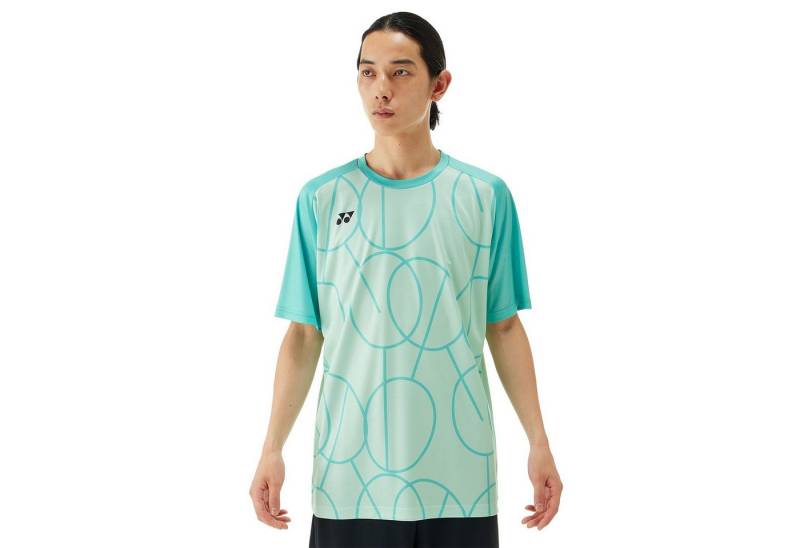 Yonex T-Shirt Practice Graphic 16742 (100% Polyester) 2025 mintgrün Herren von Yonex