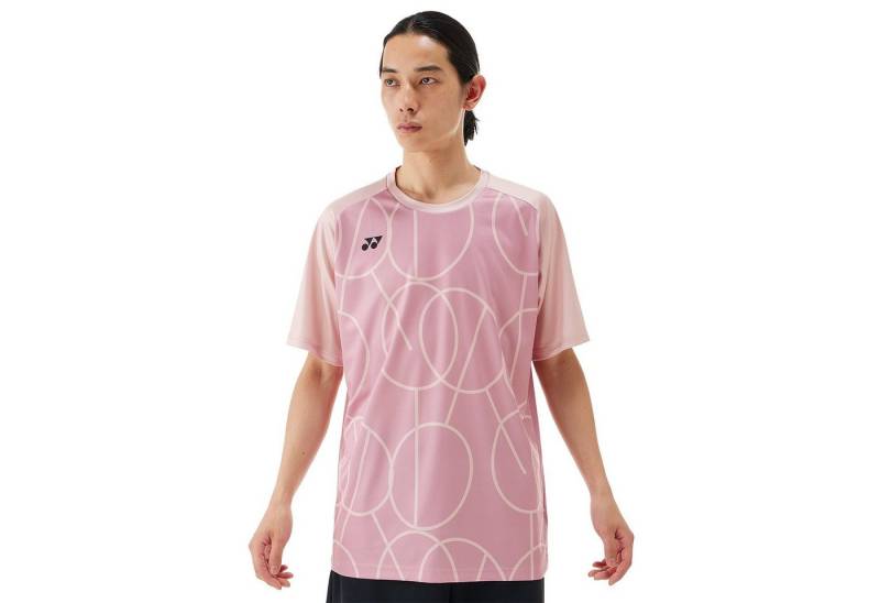 Yonex T-Shirt Practice Graphic 16742 (100% Polyester) 2025 rose Herren von Yonex