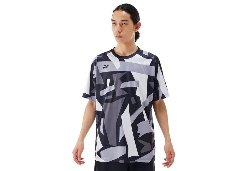 Yonex T-Shirt Practice Graphic 16743 (100% Polyester) 2025 weiss Herren von Yonex