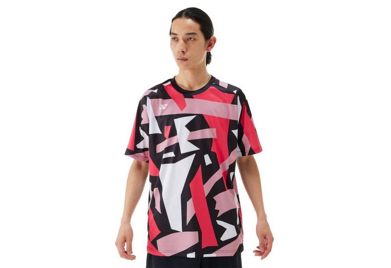 Yonex T-Shirt Practice Graphic 16743 (100% Polyester) 2025 schwarz Herren von Yonex