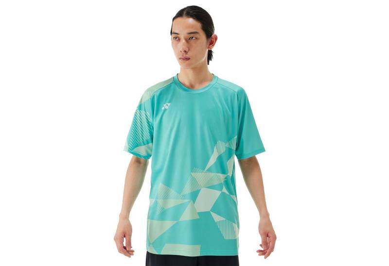 Yonex T-Shirt Practice Graphic 16744 (100% Polyester) 2025 mintgrün Herren von Yonex