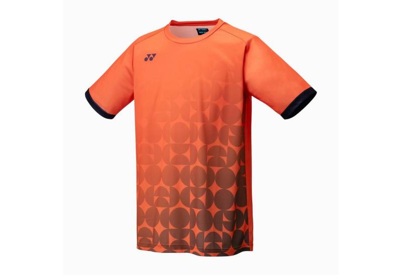 Yonex T-Shirt Practice Graphic Print 16746 (100% Polyester) 2025 orange Jungen von Yonex