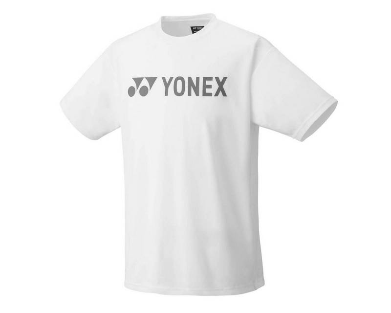 Yonex T-Shirt Practice Logo YM0046 (100% Polyester) 2024 weiss Herren von Yonex