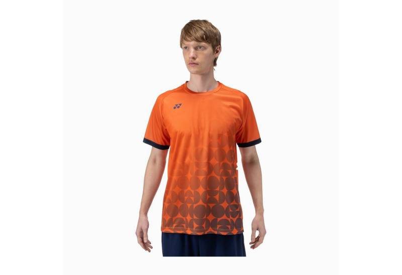 Yonex T-Shirt Practice Print 16746 (100% Polyester) 2025 orange Herren von Yonex