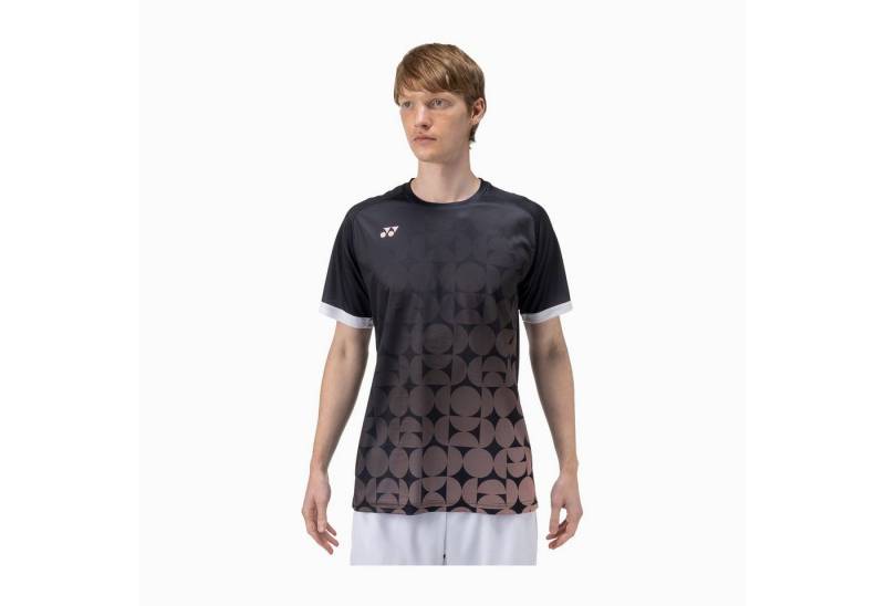 Yonex T-Shirt Practice Print 16746 (100% Polyester) 2025 schwarz Herren von Yonex