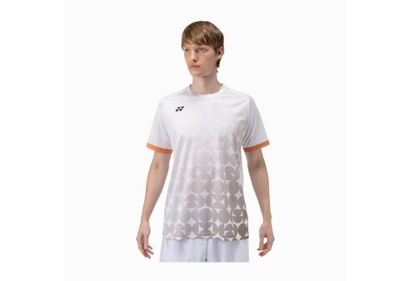 Yonex T-Shirt Practice Print 16746 (100% Polyester) 2025 weiss Herren von Yonex