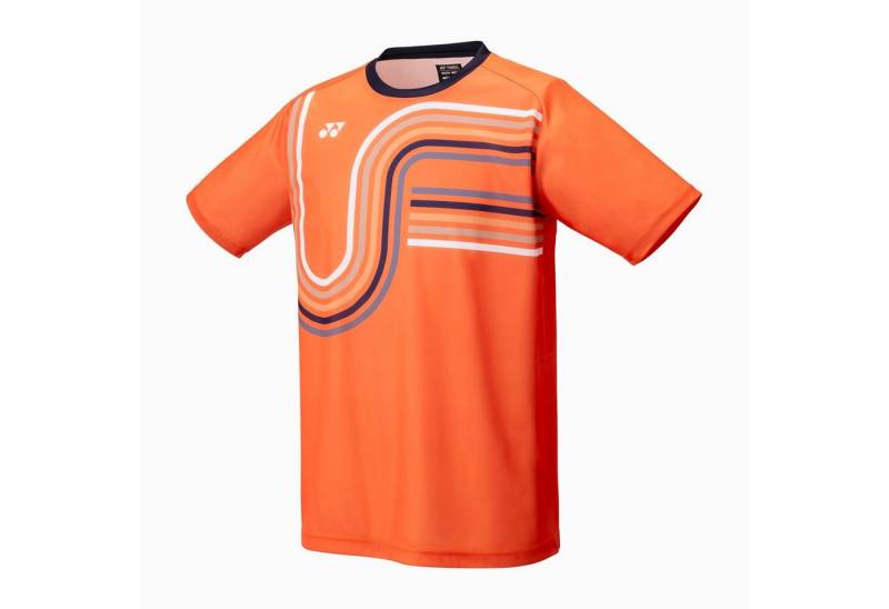 Yonex T-Shirt Practice Print 16747 (100% Polyester) 2025 orange Herren von Yonex