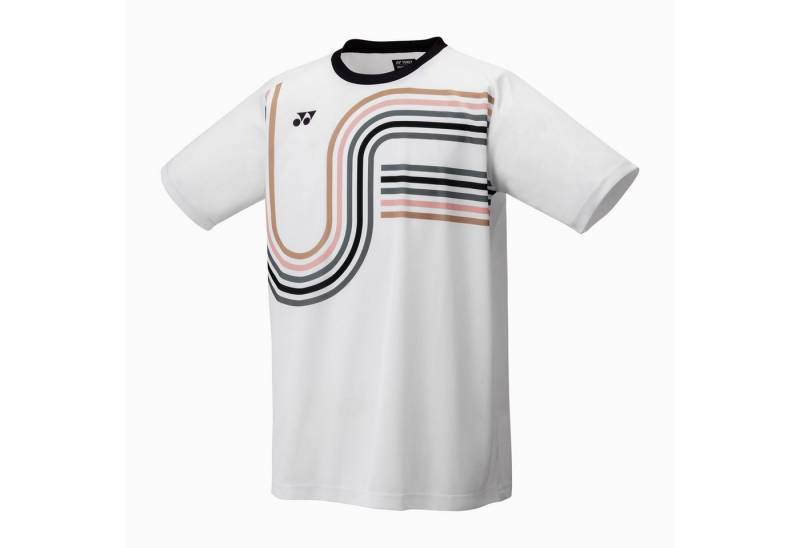 Yonex T-Shirt Practice Print 16747 (100% Polyester) 2025 weiss Herren von Yonex