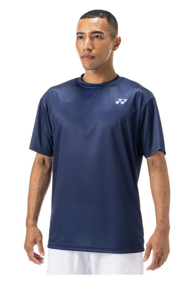 Yonex T-Shirt Practice Small Logo YM0045 (100% Polyester) 2024 indigoblau Herren von Yonex