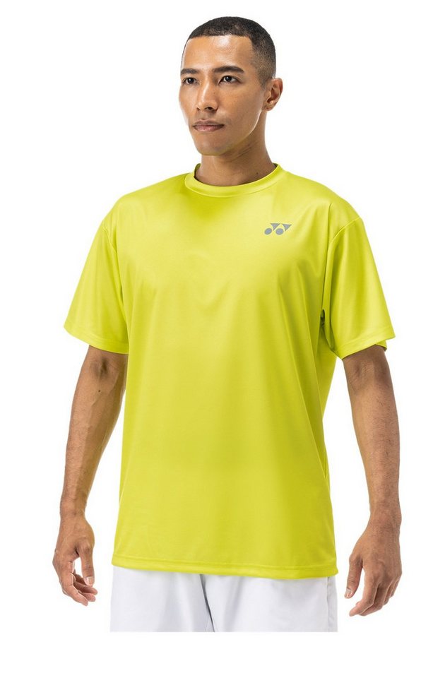 Yonex T-Shirt Practice Small Logo YM0045 (100% Polyester) 2024 limegelb Herren von Yonex