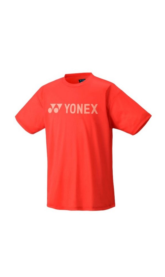 Yonex T-Shirt Practice YJ0046 Big Logo (100% Polyester) 2025 rot Jungen von Yonex