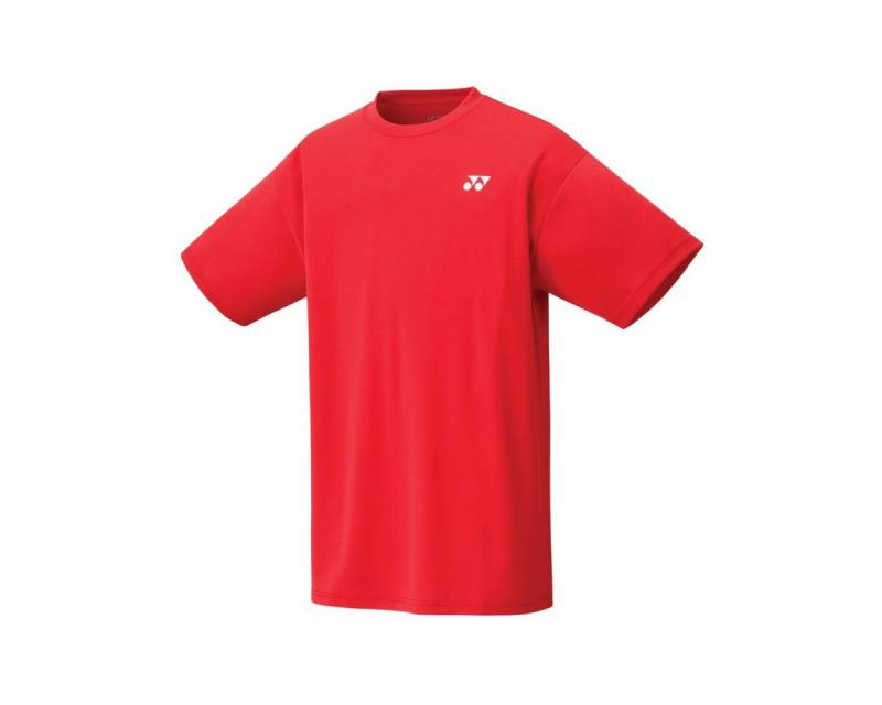 Yonex T-Shirt Small Logo LS0024 (100% Polyester) 2025 rot Herren von Yonex