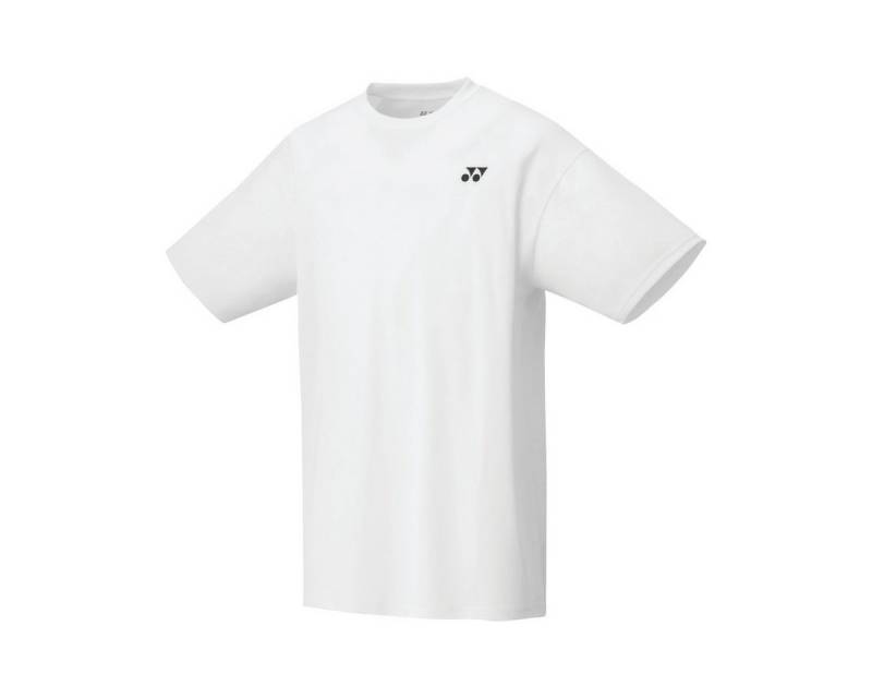 Yonex T-Shirt Small Logo LS0024 (100% Polyester) 2025 weiss Herren von Yonex
