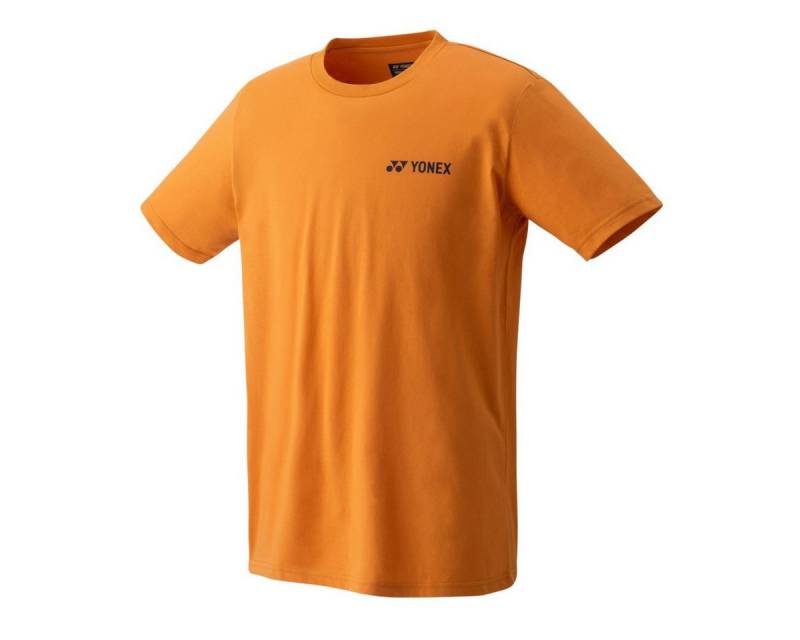 Yonex T-Shirt Sport-Freizeit Crew Neck (Baumwolle) 2023 senfgelb Herren von Yonex