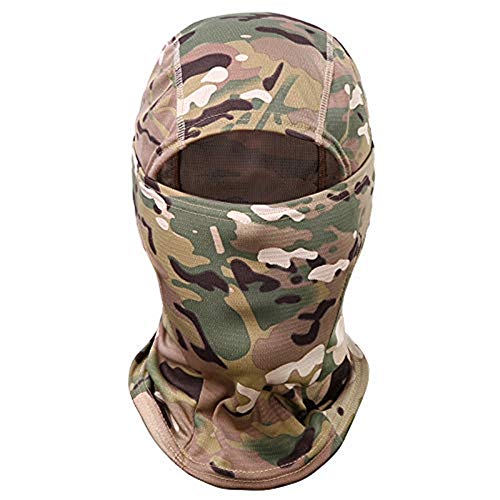 Yongbest Balaclava-Gesichtsmaske, Tarnmaske, Balaclava, Sturmhaube für Männer, Frauen, Sport, Outdoor, Jagd, Radfahren, Motorradfahren, Skifahren von Yongbest