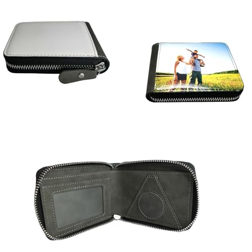 Yongkang Sublimations-Geldbörse, blanko, Leder, für Herren und Damen, Reißverschluss, Kartenhalter, Organizer, Tasche, Münzbörse, DIY Handwerk, Grau, Zum Selbermachen Yongkang Sublimations-Geldbörse, blanko, Leder, für Herren und Damen, Reißverschluss, Kartenhalter, Organizer, Tasche, Münzbörse, DIY Handwerk, Grau, Zum Selbermachen von Yongkang