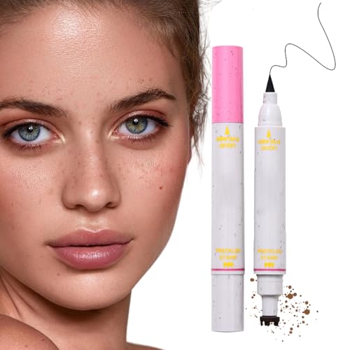 Yongmcxhhj Sommersprossen Stift Wasserfest Faux Freckles Stamp 12.7x1.46cm Stift Für Freckles Schnelltrocknend Hautfreundlich Natürlichen Look Lang Für Frauen Und Mädchen von Yongmcxhhj