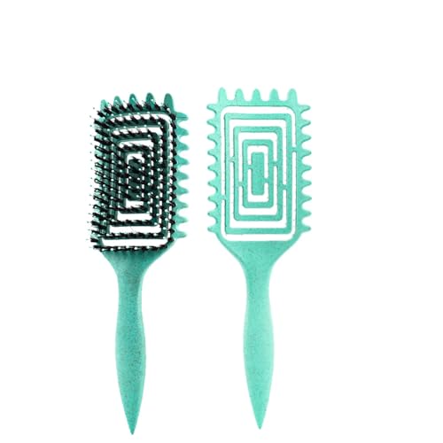 Lockiges Haar definierende Bürste mit Seitengetriebe - Mühelos kämmen, formen & stylen Locken für Männer & Frauen Leichtes Design funktioniert auf nassem oder trockenem Haar Lockiges Haar definierende Bürste mit Seitengetriebe - Mühelos kämmen, formen & stylen Locken für Männer & Frauen Leichtes Design funktioniert auf nassem oder trockenem Haar von Yongst