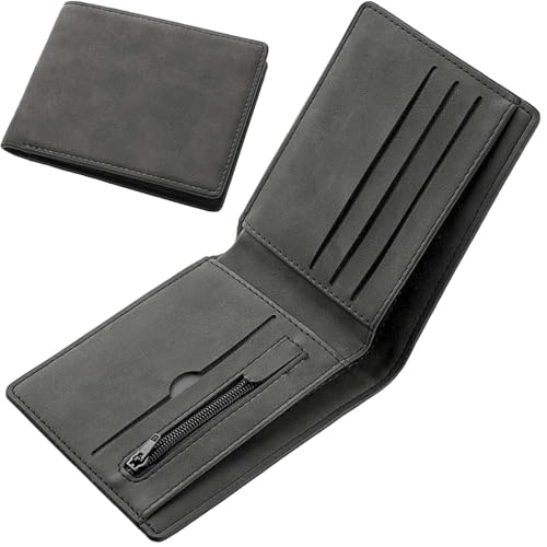 Yongst Geldbörse Herren Slim Leder - Minimalistisches schwarzes Design mit mehreren Kartenfächern, geräumigen Geldscheinfächern & sicherem Münzfach Ideal für Arbeit, Business, 02#, Carry-on, Retro Yongst Geldbörse Herren Slim Leder - Minimalistisches schwarzes Design mit mehreren Kartenfächern, geräumigen Geldscheinfächern & sicherem Münzfach Ideal für Arbeit, Business, 02#, Carry-on, Retro von Yongst