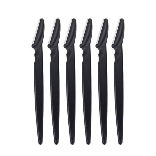 Dermaplaning Gesichtsrasierer-Set, Gesichtshaarentfernungswerkzeug, 6 Stück, Schwarz Dermaplaning Gesichtsrasierer-Set, Gesichtshaarentfernungswerkzeug, 6 Stück, Schwarz von Yongsters