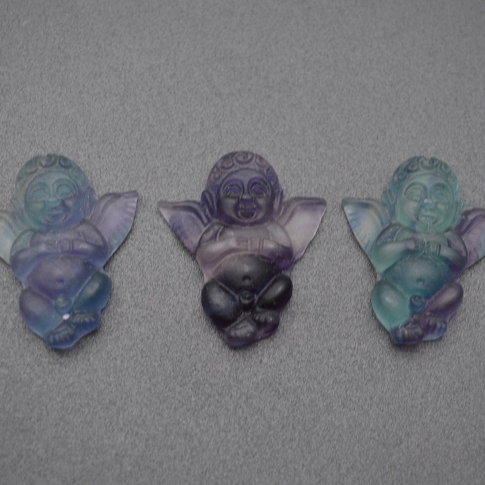 1Pc Geschnitzt Natürliche Fluorit Baby Engel Stein Anhänger 1Pc Geschnitzt Natürliche Fluorit Baby Engel Stein Anhänger von YongyangBeads