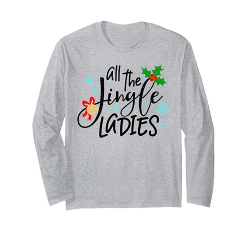 Alle Jingle Damen lustig Weihnachten Langarmshirt von Yonkboyz Kleidung