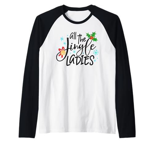 Alle Jingle Damen lustig Weihnachten Raglan von Yonkboyz Kleidung