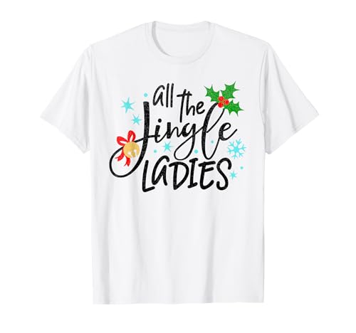 Alle Jingle Damen lustig Weihnachten T-Shirt von Yonkboyz Kleidung