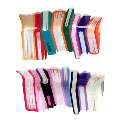 2Stk Buch Haarklammern, Buchförmige Haarklammern Für Frauen, Süße Buchförmige Haarspangen Für Mädchen, Rutschfeste Feine Haarklammern Aus Acryl, Leichte Haarspangen, Damen Haarspange Für Dating von Yonuaret