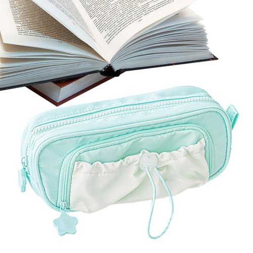 Yonuaret Federmäppchen Großes Fassungsvermögen - Schulmappe Großes Fassungsvermögen Aufbewahrungstasche,Stifte Etui Schreibwaren Beutel Für Schüler Jugendliche Erwachsene Klassenzimmer Kunst Büro von Yonuaret