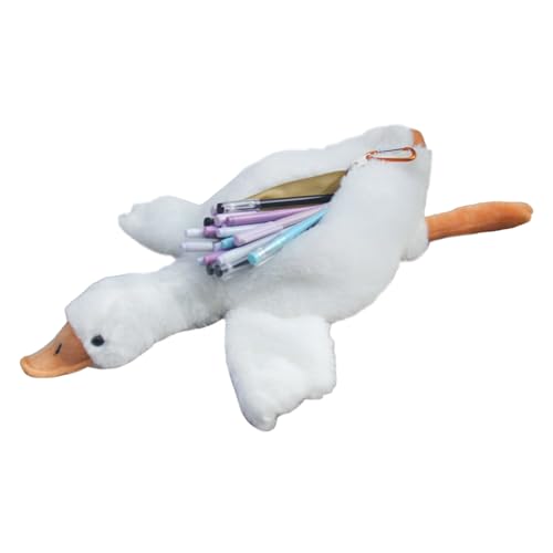 Yonuaret Stiftetasche Für Mädchen, Tierdesign Stiftetasche Reißverschlussbeutel, Schreibwaren Plüsch Aufbewahrungstasche für Kinder Jugendliche Schule Uni Studenten von Yonuaret