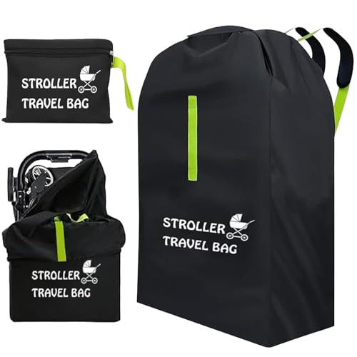 YooGoal Kinderwagen-Reisetasche für Flugzeug, tragbare Kinderwagentasche, große Kinderwagen-Abdeckung mit Schultergurt, wasserdichte Gate Check-Taschen für Flugzeug, Kleinkinderwagen von YooGoal