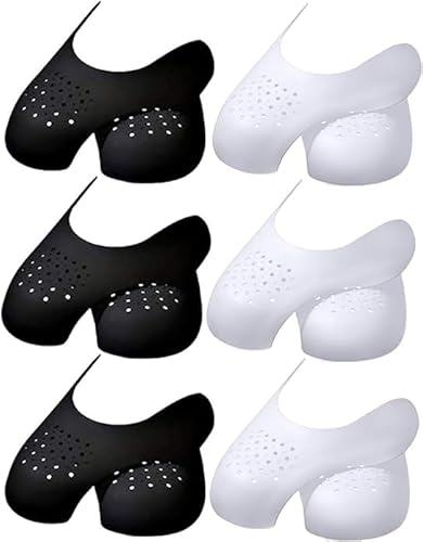 Yoodeet 6-Paar Schuh Falten Schutz Schuh Schilde für die meisten Sneaker Falten für Frauen Männer (Damen EU 35-40) von Yoodeet