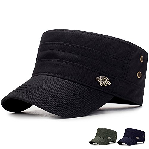 Yooeen Military Army Cap Herren Vintage Militär Mütze Verstellbar Armymütze Baumwolle Baseball Cap Kappe mit Gute Qualität Stickerei Kopfumfang 56-62 cm Yooeen Military Army Cap Herren Vintage Militär Mütze Verstellbar Armymütze Baumwolle Baseball Cap Kappe mit Gute Qualität Stickerei Kopfumfang 56-62 cm von Yooeen