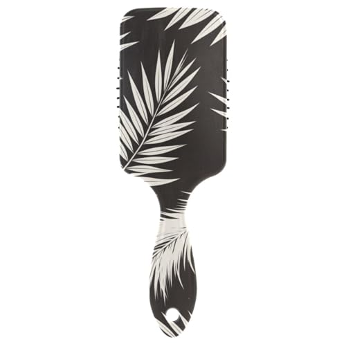 Antistatische Bürste für langes Haar, Damen-Massagebürste für Haarwachstum, mit ergonomischem Griff, Schwarz von Yoogain